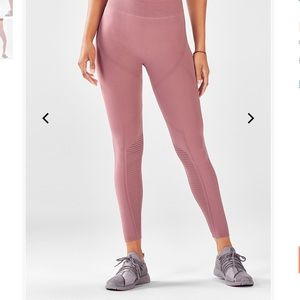 Pink Fabletics High-Waisted Sculpt Knit Legging